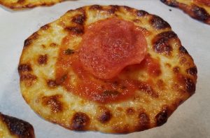 Low Carb Mozzarella Pizza Bites