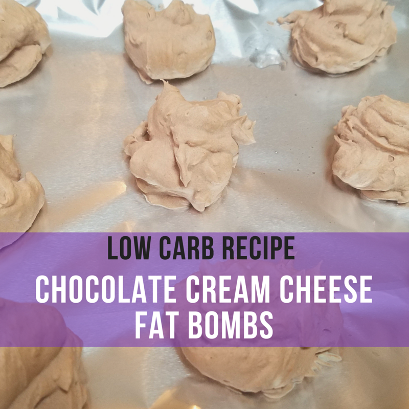 Chocolate Cream Cheese Fat Bombs | Low Carb Recipe - Marlo Gets Fit